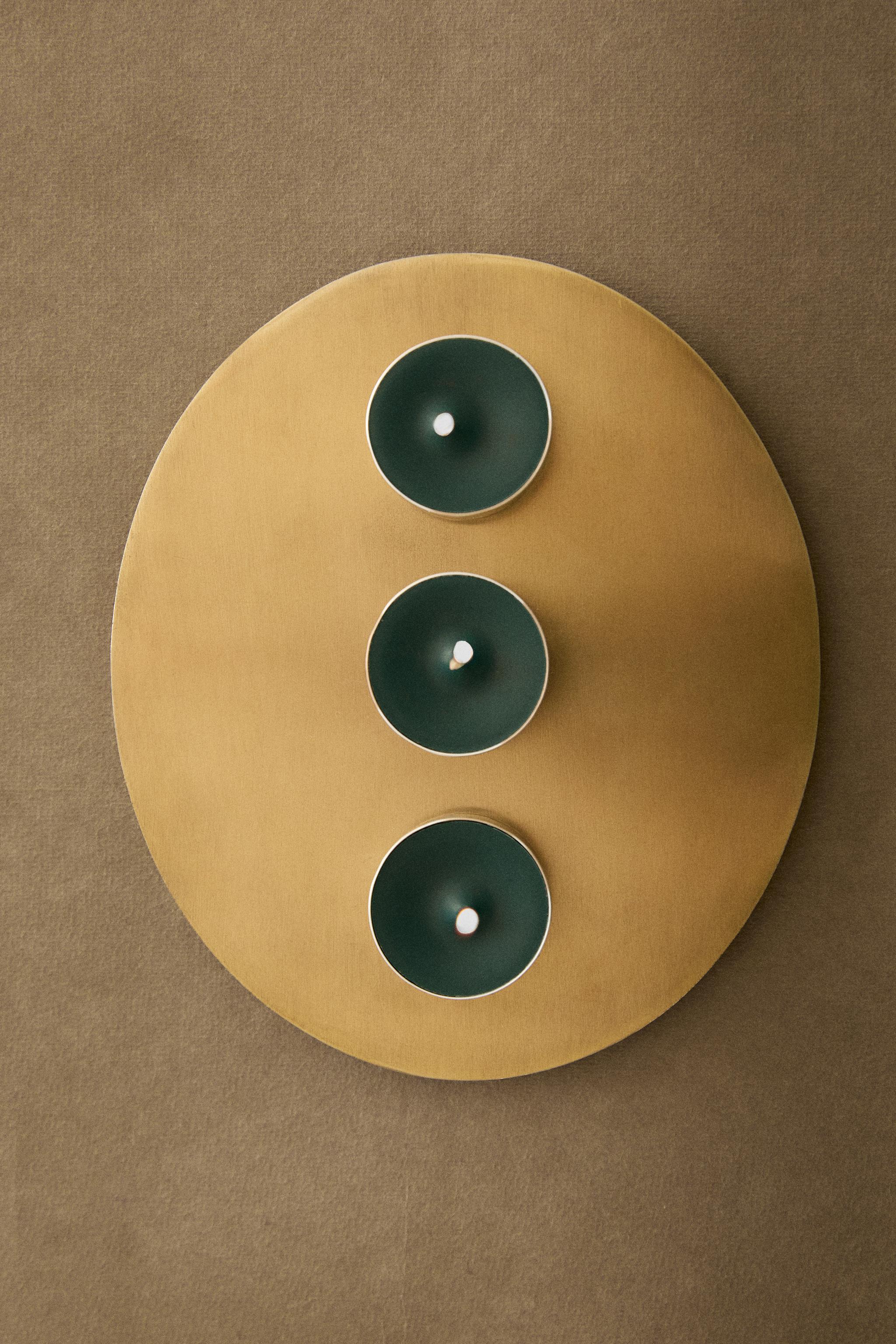 SET OF WINTER CYPRESS SCENTED TEALIGHT CANDLES (SET OF 8)